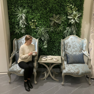 Fotell Stoffer Eenzelsëtz Miwwelen Relax Sëtz Design Canapé Textil Wunnzëmmer Fauteuil