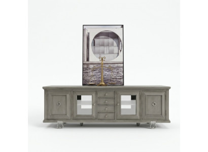 Konsole Schaf Lowboard Miwwelen Schief Anrichte Wunnzëmmer Sideboard Holz Gro