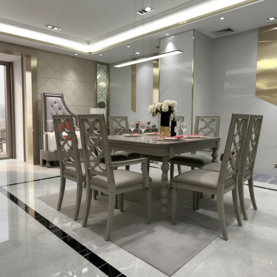 Iesszëmmer Dësch Holz Dësch Luxus Iessdësch Design Miwwelen Holz Iessdëscher 160x90cm