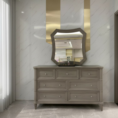 Luxus Kommoden Spigel Stil Design Miwwel Modern Schlofkummer Kommoden nei brong