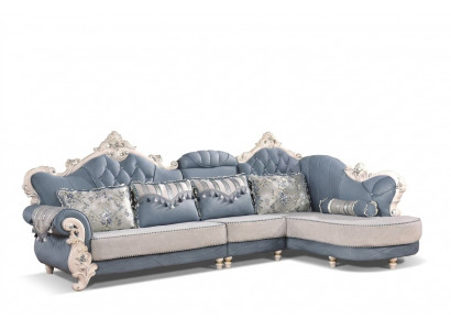 Eckcouch Stoff Wunnlandschaft Ecksofa L Form Sofa Eckgarnitur
