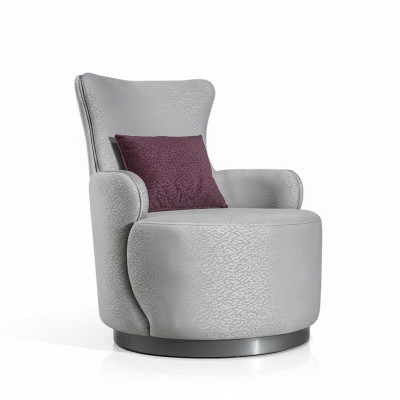 Ronndën Clubfauteuil Sofa Couch Relax Eenzersëtz Polstermiwwele Miwwel Ariichtung