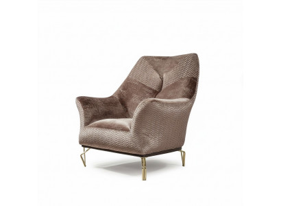 Fotell Design Wunnzëmmer Polster Holz Polster Modern Luxus brong Nei