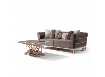 Wunnzëmmer Dräisëtz Sofa 3 Sëtzer Sofas Sëtz Modern Design Canapé Miwwelen Stil