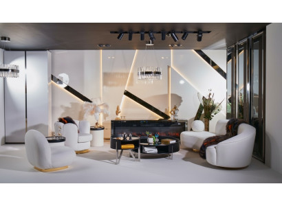 Canapé-Set 3+1 Sëtzer Luxus Set Canapéë Fauteuil Wunnzëmmer Wäiss