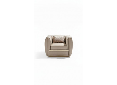 Sëtz Design Wunnzëmmer Polster Holz Modern Luxus Nei Faarf beige