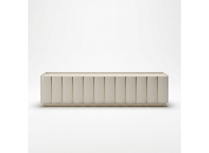 Luxusmiwwel Wunnzëmmer Sideboard Holz mat Metall nei beige Stil Modern
