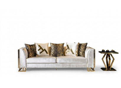 Canapé 3 Sëtz Canapéën Sëtz Design Couch Drësëtzer Luxus Miwwelen Stil Modern