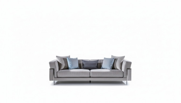 Soffagarnitur 3+3+1 Moos Spigel Dësch Sofa Sëtzgarnitur Design