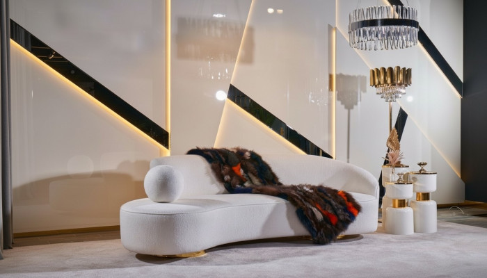 Luxus dräisëtzegt Sofa 3-Sëtzer Sofas Sëtz Design Miwwelen Couchen wäiss