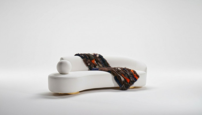 Luxus dräisëtzegt Sofa 3-Sëtzer Sofas Sëtz Design Miwwelen Couchen wäiss