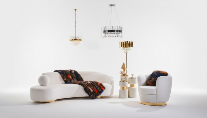 Luxus Sofa wäiss Sofagarnitur Fotell 3+1 Setzer Stoff Design Sofas Grupp