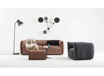 Luxus Canapé 4+1 Miwwelen Sofa Canapéë Sofasaz 2tlg. Sofasaz brong