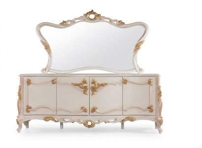 Buffet mat Spigel-Set Essbarock Kommoden Holzkommode Holzschaf Neien