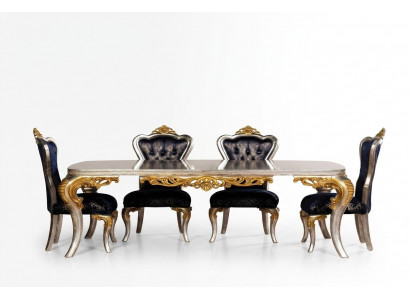 Set 4x Still Iesszëmmerstull Stull Lehn Luxus Iesszëmmer Stil Barock 4tlg.
