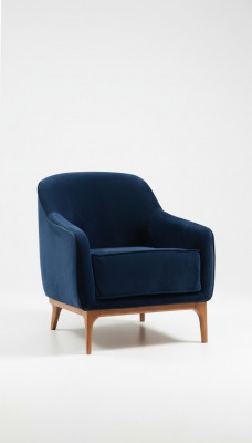 Luxus Fotel Sëtzer Wunnzëmmer 1 Sëtz Stoff Polyester Stil Modern Design Nei