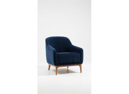 Luxus Fotel Sëtzer Wunnzëmmer 1 Sëtz Stoff Polyester Stil Modern Design Nei