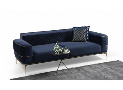 Dräisëtzer Canapé 3 Sëtzer Canapéen Sofaen Luxus Gepolstert Canapé Stoff Modern Nei