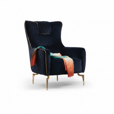 Fotell Verdelerfotell Luxus 1 Sëtz Kuschel Sëtz Designer Textil Sëtz Stoff Modern