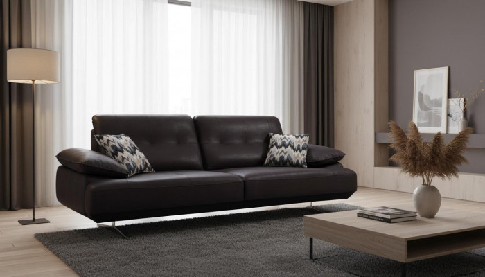 Dräibettsofa Sofa 3 Sëtzer Dräisëtzer Sofas Luxus Gepolstert Couche Modern Nei