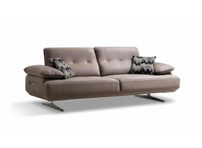 Italienesch Stil Miwwelen Dräisëtzer Canapé Polstersofa Luxus Couche Textilstoff.