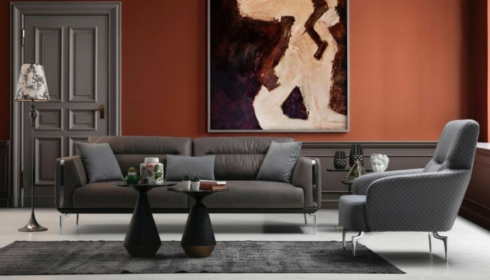 Luxus Sofagarnitur Sofa Garnitur Sofas 3+1 Sëtzer Fauteuil Modern Polyester Nei