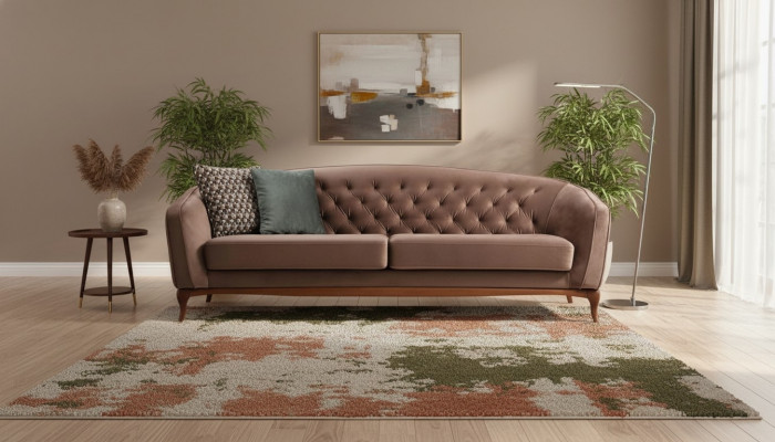 Luxus Sofa Design Drësëtzer Modern Couch Blo Couchen Miwwelen Polster Loft Neit