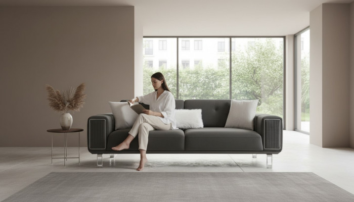 Luxus Sofa Design Drësëtzer Modern Canapé Gro Canapéë Miwwel Polster Loft Neit