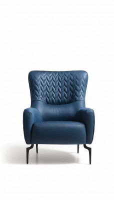 Sesselleeën Luxus 1 Seeter Polstersëtz Designer Textilsëtz Stoffsëtz Modern