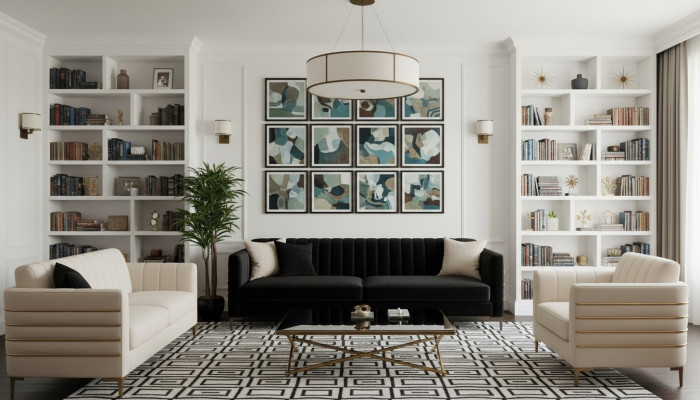 Soffagarnitur Komplett Sëtzgrupp Sofa 3+3+1 Sëtz Fautteuil Stoff Sofaen Nei