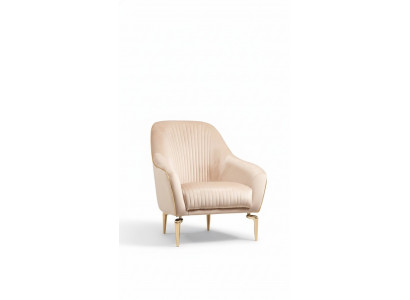 Fauteuil Einsëtzeger Luxus Polster Sëtz Designer Textil Sëtz Stoff Modern