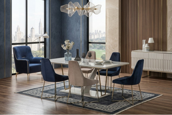 Iesszëmmerdësch Iessdësch Iesskuch Dësch Dëscher Luxus Iesszëmmer Iessen Modern Design