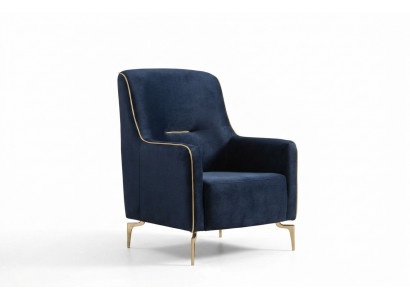 Fauteuil Einsëtzer 1 Sëtz Clubfotel Stoff Modernen Stull Wunnzëmmer Miwwelen Textil