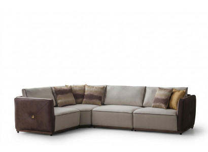 Ecksofa Canapéen L-Form Canapé Eck Wunnzëmmer Design Eckgarnitur Luxus Canapé Miwwelen