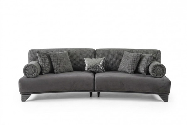 Luxus Canapé Drësëtzeger 3 Sëtz Sofas Wunnzëmmer Gebéit Canapé Stoff Design Neien