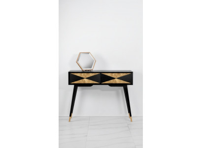 Konsolentisch Dësch Konsole Kommode Säitendësch Holz Modern Luxus Gold Design