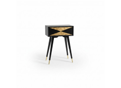 Dësch Konsolendësch Konsol Kommode Ofstellësch Holz Modern Luxus Gold Design