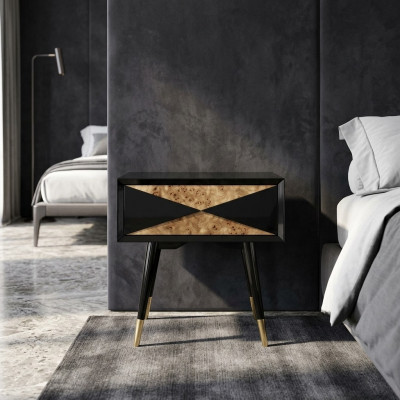 Nuetsdësch Nuetsdëscher Niewendësch Holz Design Modern Schlofzëmmer Dëscher Nei