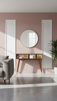 Dësch Konsoldësch Konsole Kommod Abstell-Dësch Holz Modern Luxus Design Nei