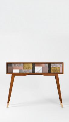 Dësch Konsoldësch Konsole Kommod Abstell-Dësch Holz Modern Luxus Design Nei