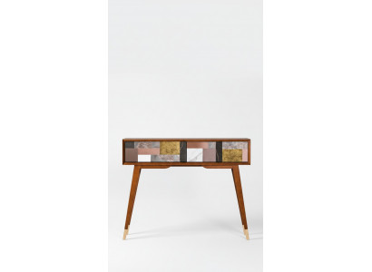 Dësch Konsoldësch Konsole Kommod Abstell-Dësch Holz Modern Luxus Design Nei