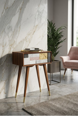 Konsolendësch Dësch Konsole Kommode Niewendëscht Holz Modern Luxus Design Nei