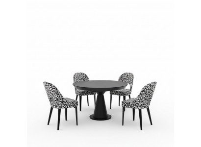 Iesszëmmerstull Stull Sesselle Sëtz 1 Sëtz Clubfautel Stoff Modern Iesszëmmer Holz