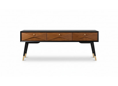 Konsooltisch Dësch Konsool Kommode Sideboard Holz Modern Luxus Braun Design Nei