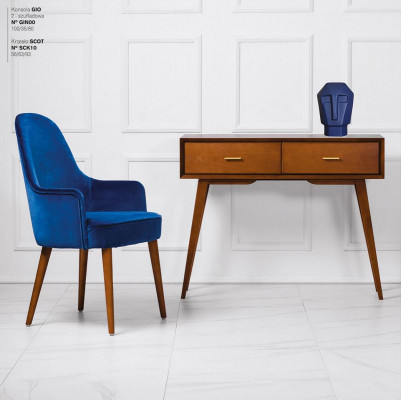 Grupp Konsolendësch Stull Kommod Konsol Sesel Modern Holz Schlofkummer Dësch