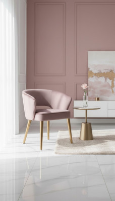 Luxus Iesszëmmerstull Stull Fauteuil Sëtz 1 Sëtz Clubfauteuil Stoff Iesszëmmer Rouseg