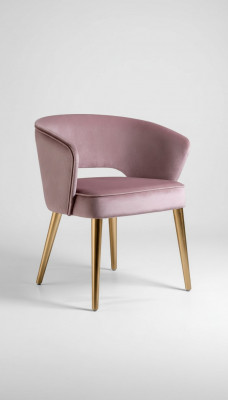 Luxus Iesszëmmerstull Stull Fauteuil Sëtz 1 Sëtz Clubfauteuil Stoff Iesszëmmer Rouseg