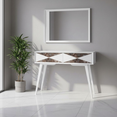Konsolendësch Dësch Konsol Kommode Ofstellbriet Holz Modern Luxus Design Miwwelen