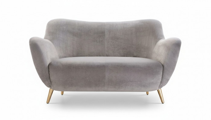 Zweesëtzer Sofa 2 Sëtzer Sofas Stoff Wunnzëmmer Polyester Modern Gro Luxus Nei