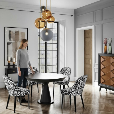 Iessgrupp Iesskichen Eck Iesszëmmerdësch Iesszëmmer Iessdësch Stull Dësch Holz Set 5tlg
